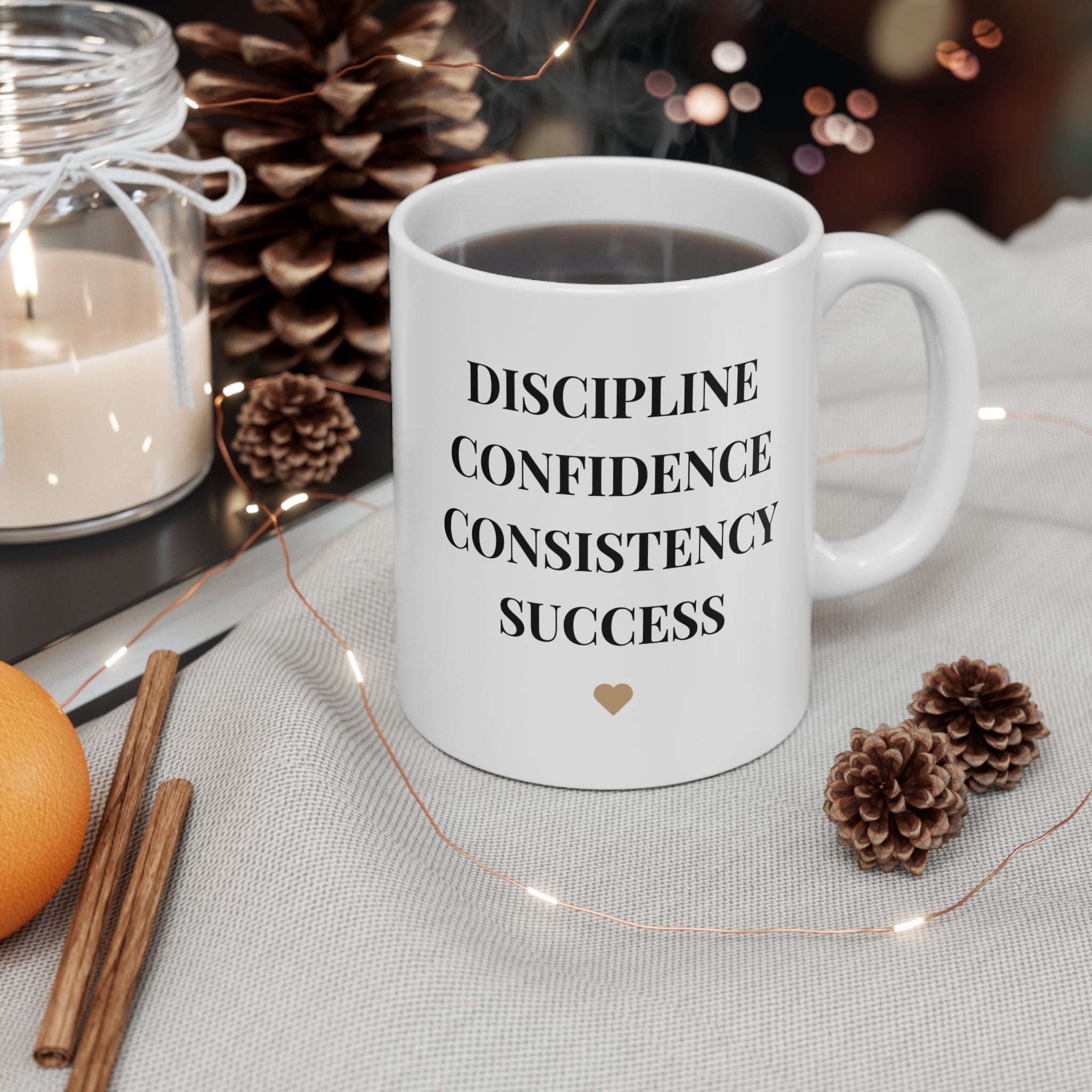 Alpha Muse 11oz Coffee Mug — AM Logo Ceramic Tea Cup