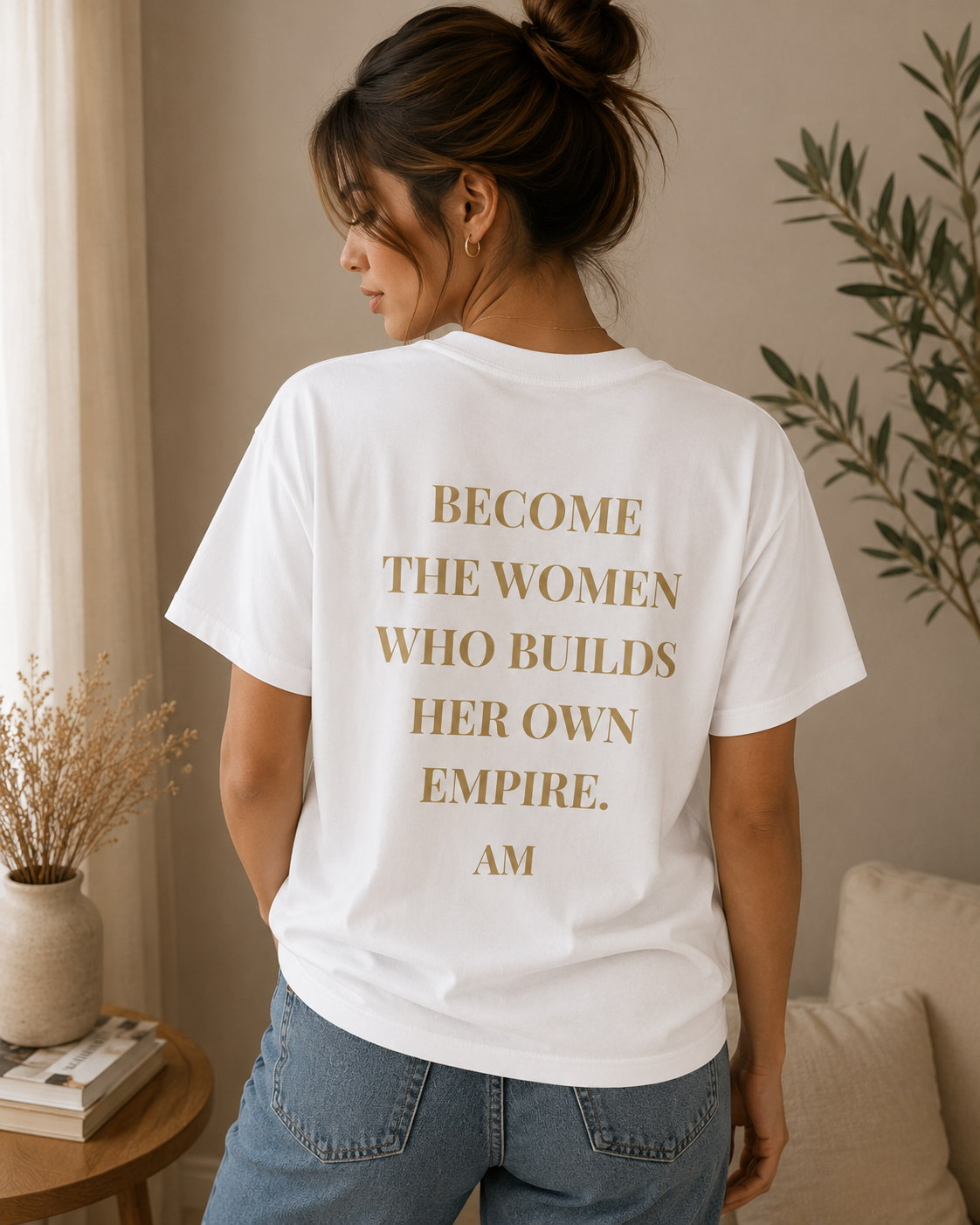 Become the Woman Who Builds Her Own Empire T-Shirt