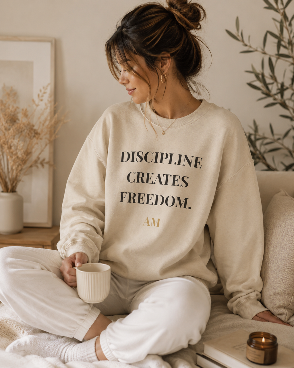 Discipline Creates Freedom Crewneck Sweatshirt
