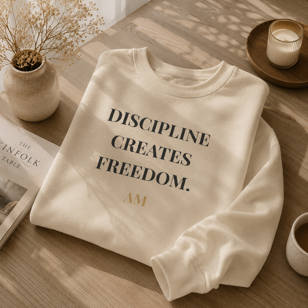 Discipline Creates Freedom Crewneck Sweatshirt