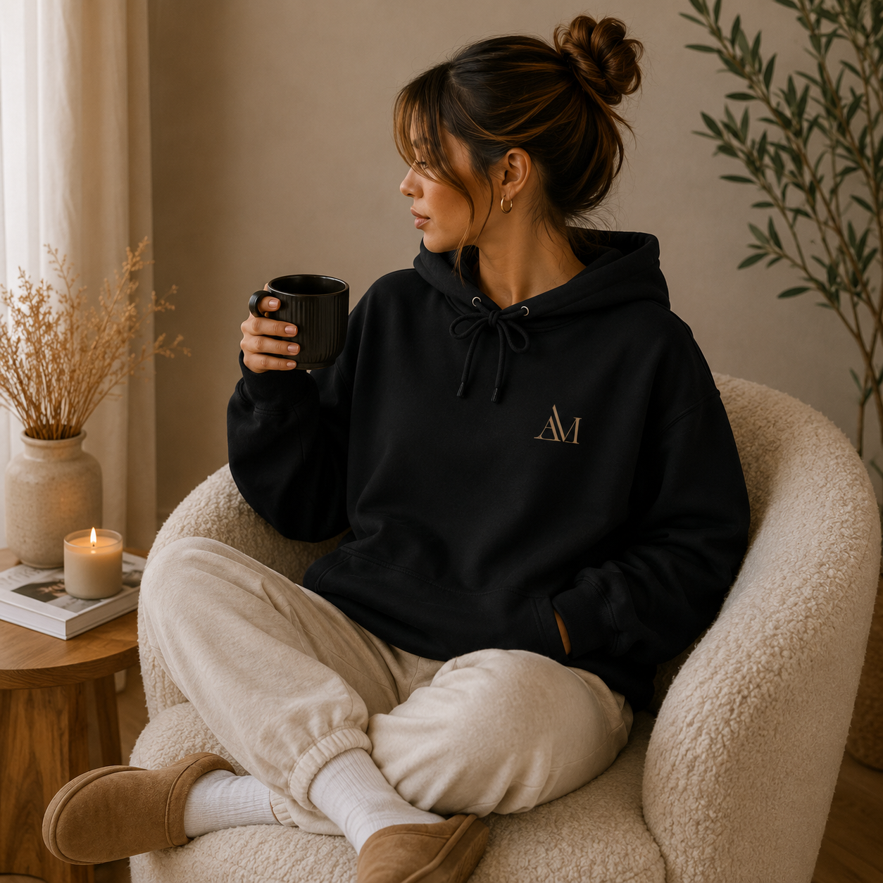 Hoodie — "Be Bold in Silence. Success Will Be the Noise." Inspirational Pullover